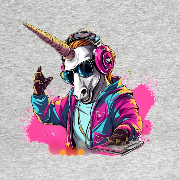 Unicorn DJ by pixeldreamer